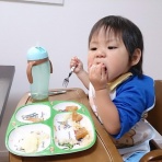 とおちゃんと、はっちゃん。