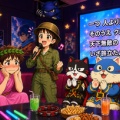 【生成AI漫画】新ヒロイン「銭子」追加記念、カラオケ懇親パーティー