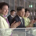 天皇一家　2025年世界陸上選手権大会最終日を観戦