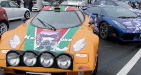 みんなが見た痛Gふぇすた inお台場 痛車イベント開催の様子