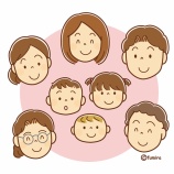 『【クリップアート】こどもたちと周囲の大人たちのイメージイラスト』の画像