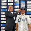 西武移籍の佐藤龍世「西武でプレーできる喜びが大きい。“ペッパー師匠”は日本ハムに置いてきた」