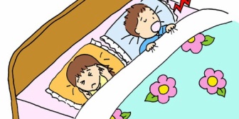 彼氏のイビキがうるさくてリビングで寝てたらめっちゃ不機嫌になってた。イビキのこと言っても何も変わらないだろうから言うつもりもない