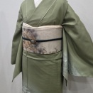 単衣　牛首の訪問着