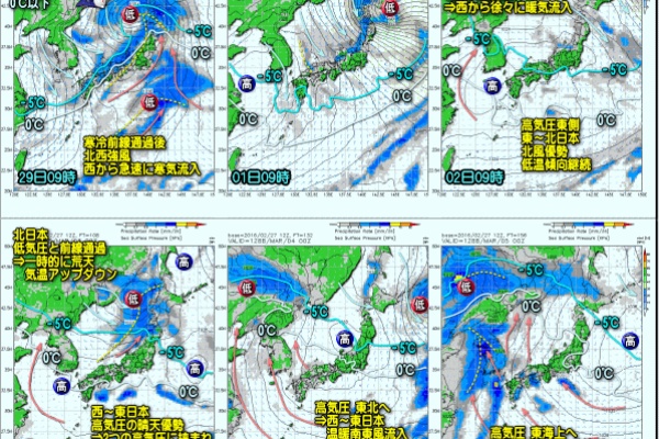 気象予報士kasayanのお天気放談 16年02月
