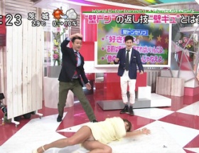 日テレで美女がハミ毛を晒す放送事故が発生ｗｗｗｗｗ