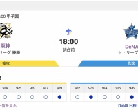 【虎実況】[9月10日] 阪神 vs DeNA（甲子園）21回戦　18:00～