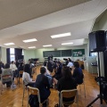 ファミリーコンサート　生徒の演奏力の伸びに驚く