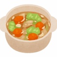 生野菜は苦手ワイ「全部煮込んでスープにするわ！」、栄養流れるって言う人「栄養逃げるよ。」←これ