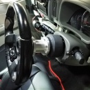 DA17W NRG薄型クイックリリースボス取付＆コラムダウン