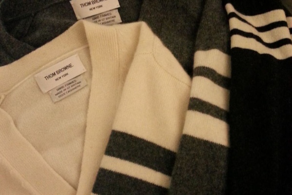 Thom Browne 2007 aw ショールカラーカシミアニット