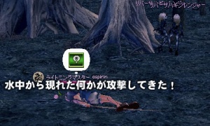 リバーサハギンが5分で消滅するのを確認