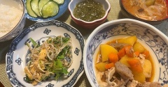  暑いので＆ ジャガイモと豚肉の味噌煮