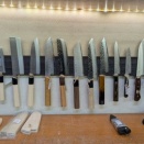 マグネット式包丁さし作りました！