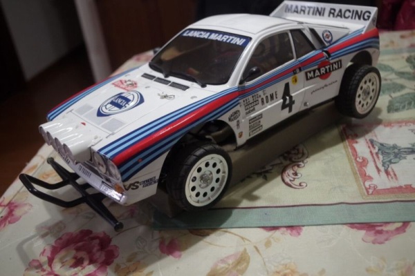 タミヤ マイティフロッグ カスタム ランチャ037ラリーボディ付き か*お