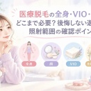 医療脱毛の全身・VIO・顔はどこまで必要？後悔しない選び方と照射範囲の確認ポイント