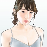 『渡辺梨加さんの似顔絵を描きました』の画像