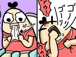 ワッパ、歯茎の痒みに狂う