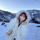 『[イコラブ] 大場花菜、突然の「雪の妖精さん」姿公開で「急に冬になったよ！」「彼氏目線じゃん」』の画像