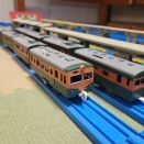 改造プラレール　80系電車