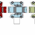 ペーパークラフト　トヨタ・パッソ　初代　後期型