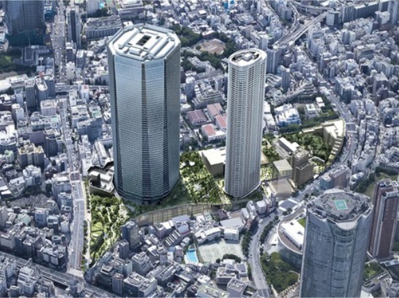 高さ約330mの超大規模再開発「六本木五丁目西地区（通称：第二六本木ヒルズ）」の最上部はホテル「ローズウッド東京」に決定