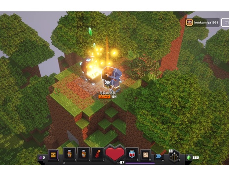 マインクラフトダンジョンズ 教会の行き方と教会の裏にある黒い隠し宝箱の取得方法 ゲーム攻略のまるはし