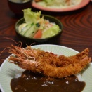 大洲市平野の「レストラン比来野」で、満足な晩ご飯。