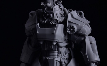 「T-60パワーアーマー」の稼働プラモがPLAMATEA(プラマテア)シリーズから発売予定！
