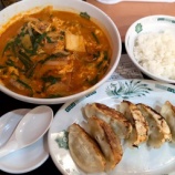 『日高屋 チゲ味噌ラーメン美味いです!オススメ 期間限定』の画像