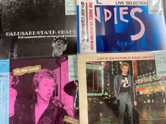 日本人HARDCORE/70'S PUNK中心に中古レコード入荷!!
