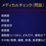 『メディカルチェックと運動中止の判定』の画像