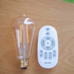 明るすぎない照明に。電球を調光タイプに替えてみました