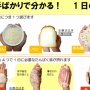 奈良市が配布している「1日の食べ物目安量」がわかりやすい！！ これを参考にすれば健康になれるかも