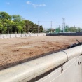 現在更地となっているオークランド跡地。7月から「スパメッツァオークランド」の建設工事着工予定（春日井市鳥居松町）