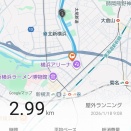 今朝のランニング1/18