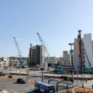 地上38階、高さ約146m「登戸駅前地区第一種市街地再開発事業」の建設状況！低層部に商業施設が入る登戸駅直結タワマン（2026.4.18）