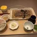 小ぶり鯛めしと選べる麺セット@かごの屋/クリレス株主優待券利用