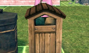 都市の/草原のゴミ箱 最初からゴミが…