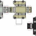 ペーパークラフト　ダイハツ・アトレー7　後期型