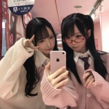 『 [イコラブ] みりにゃ&ひぃちゃん、制服姿で平成プリ【ノイミー】』の画像