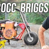 『フリーマーケットで25ドルの巨大なエンジンを買ってミニバイクに取り付けてみた』の画像