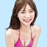 『川津明日香さんの似顔絵を描きました』の画像