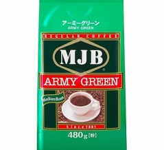 【1,698円】MJB アーミーグリーン コーヒー豆 粉 480g×2個がクーポン＆タイムセール特価