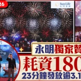 『10.1|Sun Life独占協賛、31,888発の国慶節花火大会開催』の画像