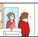 時間切れで頭に載せたまま美容院行った