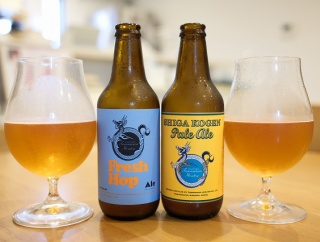 志賀高原ビールのFresh Hop AleとSHIGA KOGEN Pale Aleを飲み比べてみました。
