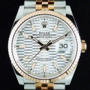 ◎ROLEX◎Ref.126231デイトジャスト  シルバー フルーテッドモチーフ メンズ 2021年12月正規店購入の未使用品です。◎特価セール88,000円引きです。◎