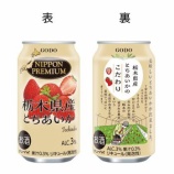 『断面がハートの形のかわいい苺。「NIPPON PREMIUM 栃木県産とちあいか」』の画像