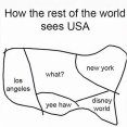 アメリカ人「世界から見て俺達の地理ってこんなイメージって本当？」